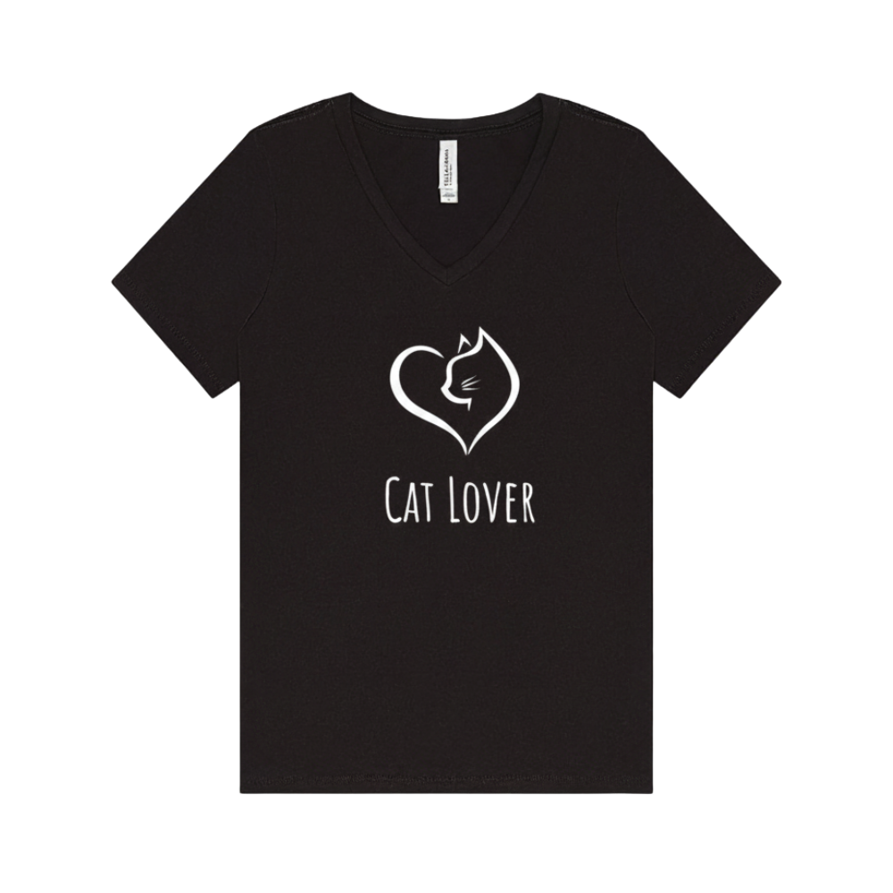 Cat Lover Women’s V-Neck T-Shirt
