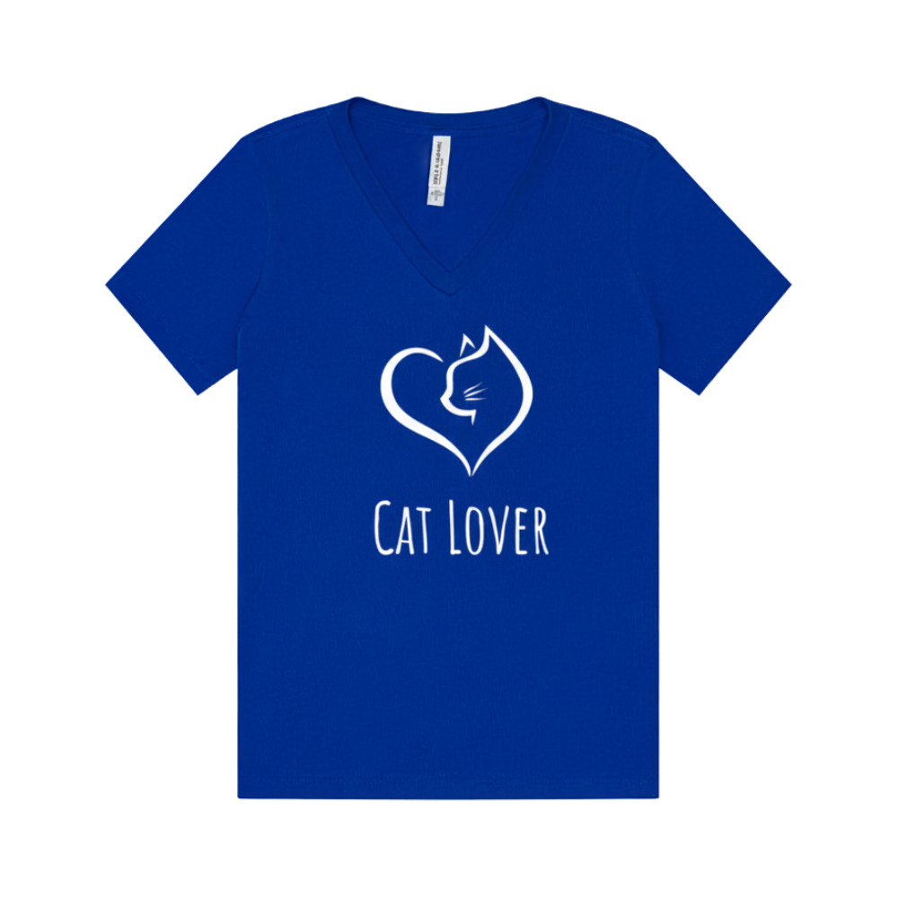Cat Lover Women’s V-Neck T-Shirt