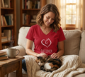 Cat Lover Women’s V-Neck T-Shirt