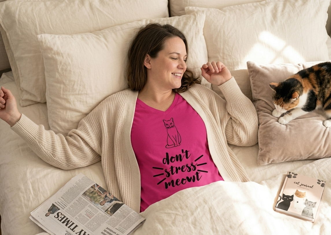 Don't Stress Meowt (Women's T-Shirt)