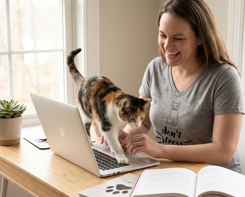 Don't Stress Meowt (Women's T-Shirt)