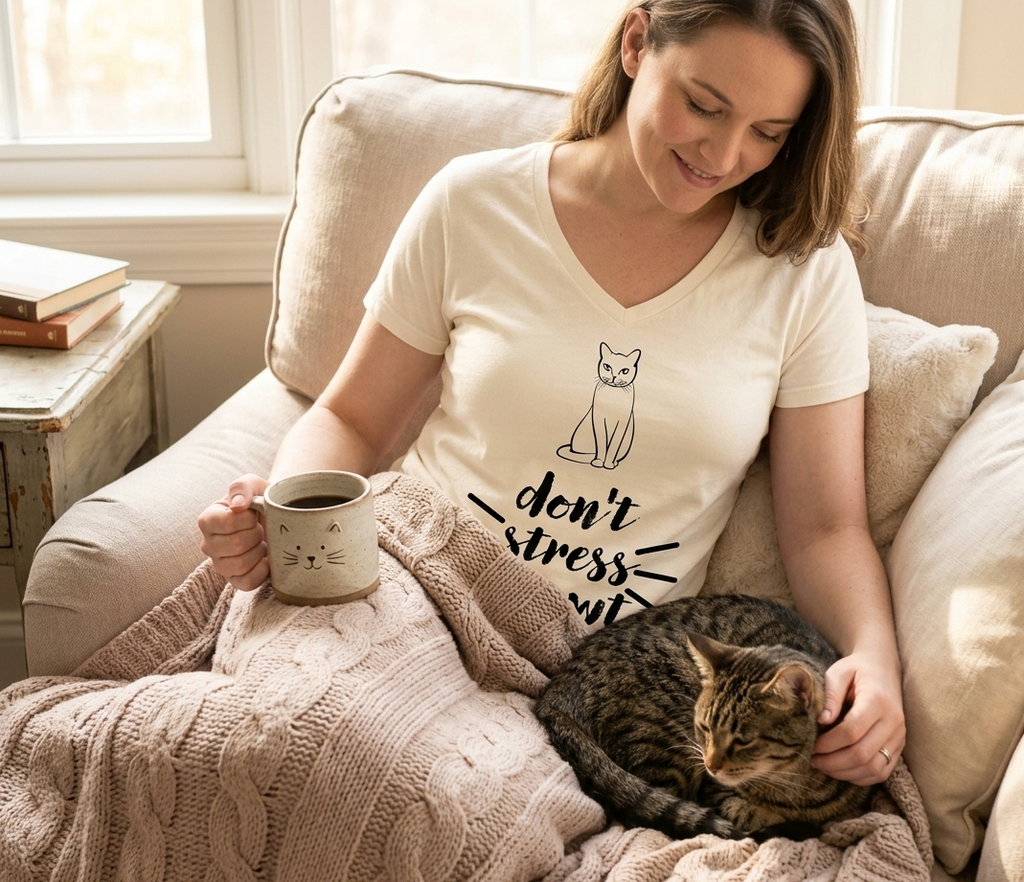Don't Stress Meowt (Women's T-Shirt)