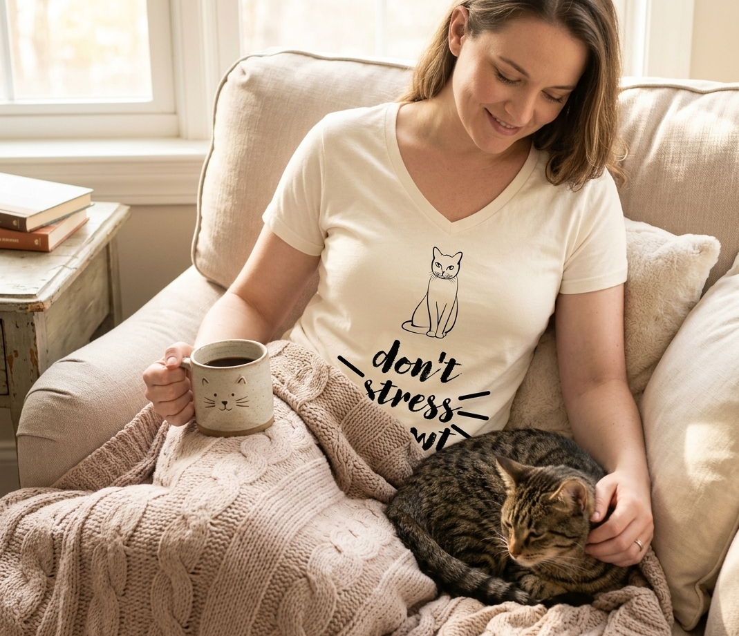 Don't Stress Meowt (Women's T-Shirt)