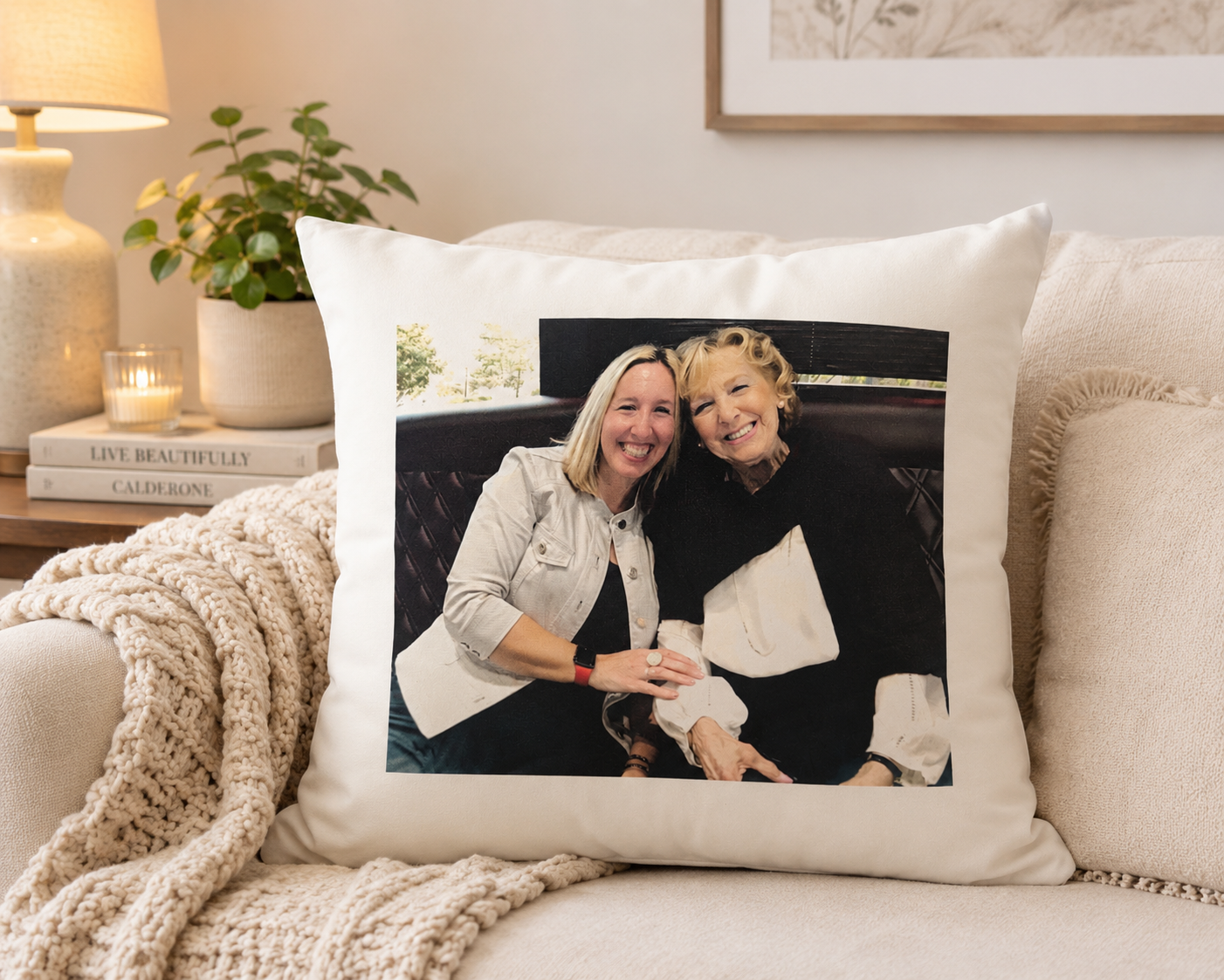 Personalized Throw Pillow with Your Favorite Photo