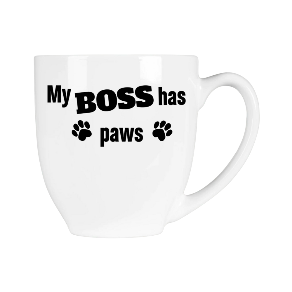 My Boss has Paws Mug