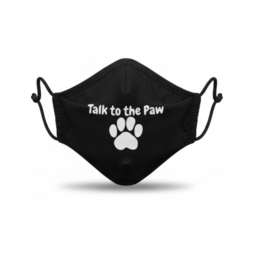 Talk to the Paw Adjustable Cotton Face Mask