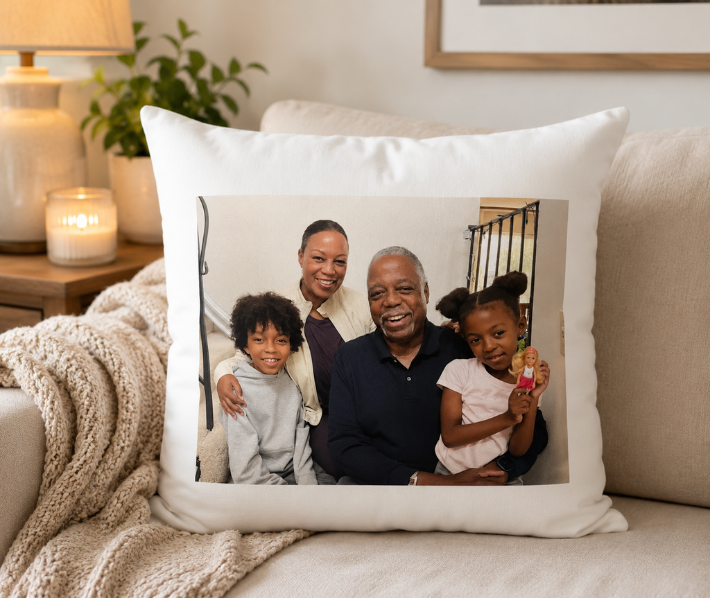 Personalized Throw Pillow with Your Favorite Photo