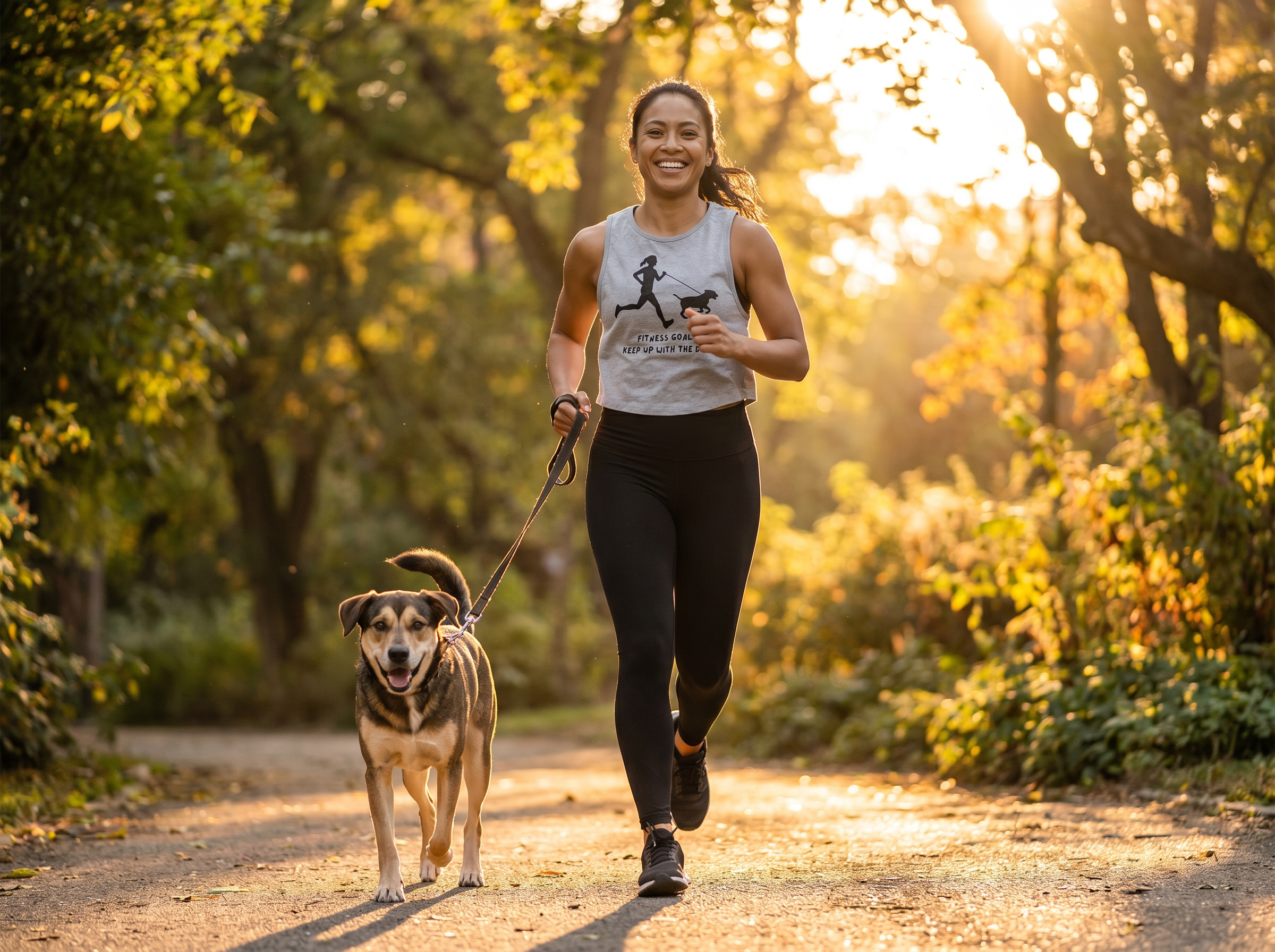 Fitness Goal: Keep Up With the Dog Women’s Tank top